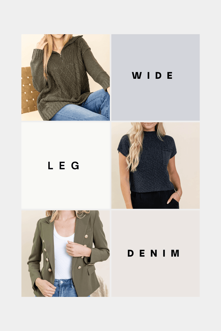 4 WAYS TO STYLE WIDE LEG DENIM - Leela and Lavender