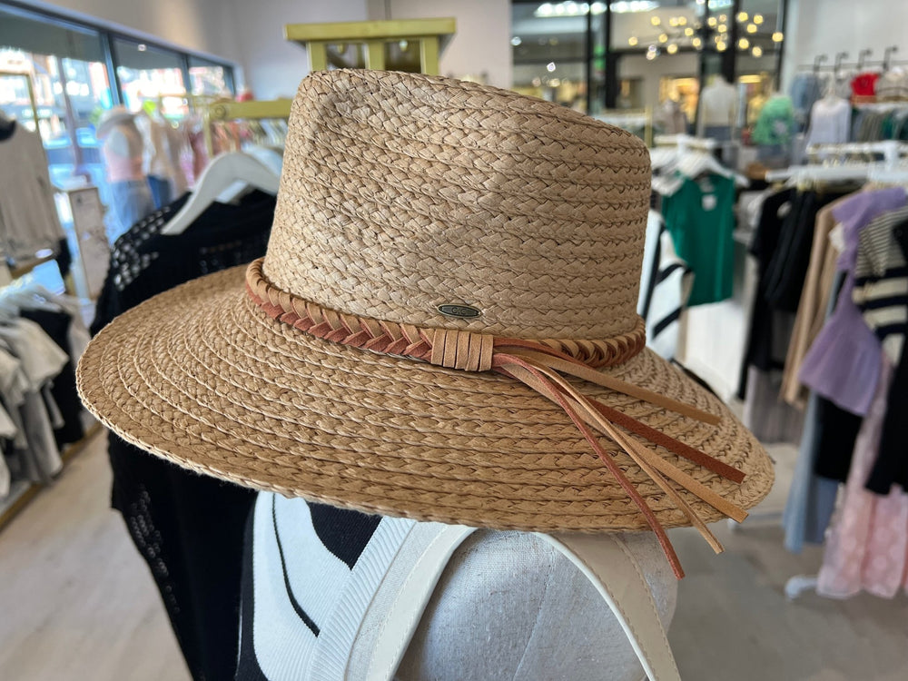 Braided Band Straw Panama HatHats