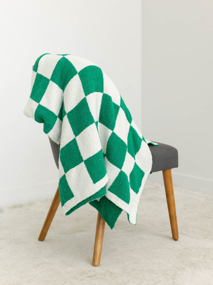 Checkerboard Pattern Throw BlanketBlanket