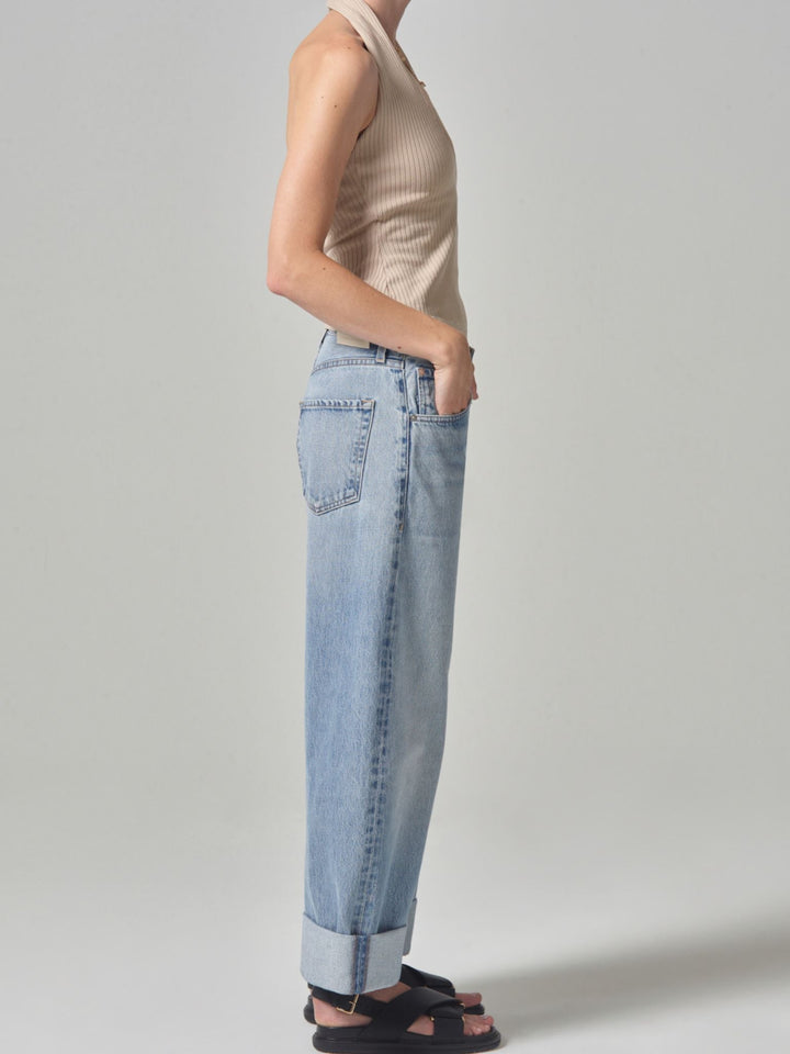 Citizens of Humanity Gemini Ayla Baggy Cuff CropDenim jeans