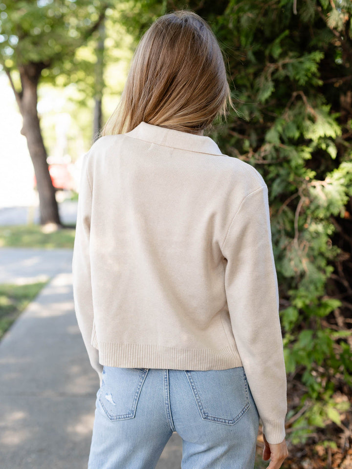 Cropped Button Up SweaterSweaters