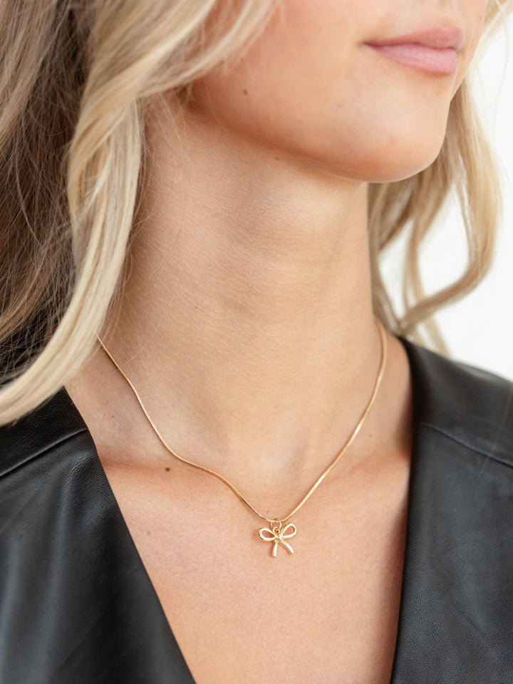 Dainty Bow NecklaceNecklace