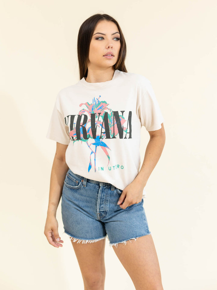 Daydreamer Nirvana Lilies Weekend TeeScreen tees