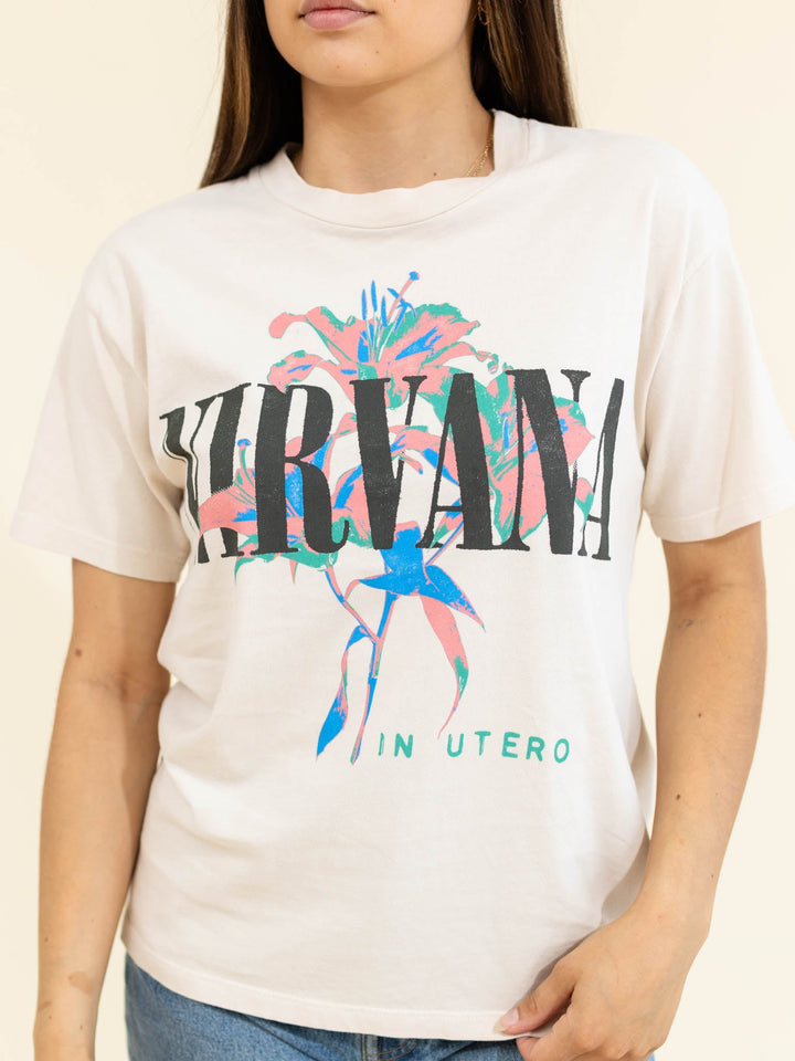 Daydreamer Nirvana Lilies Weekend TeeScreen tees