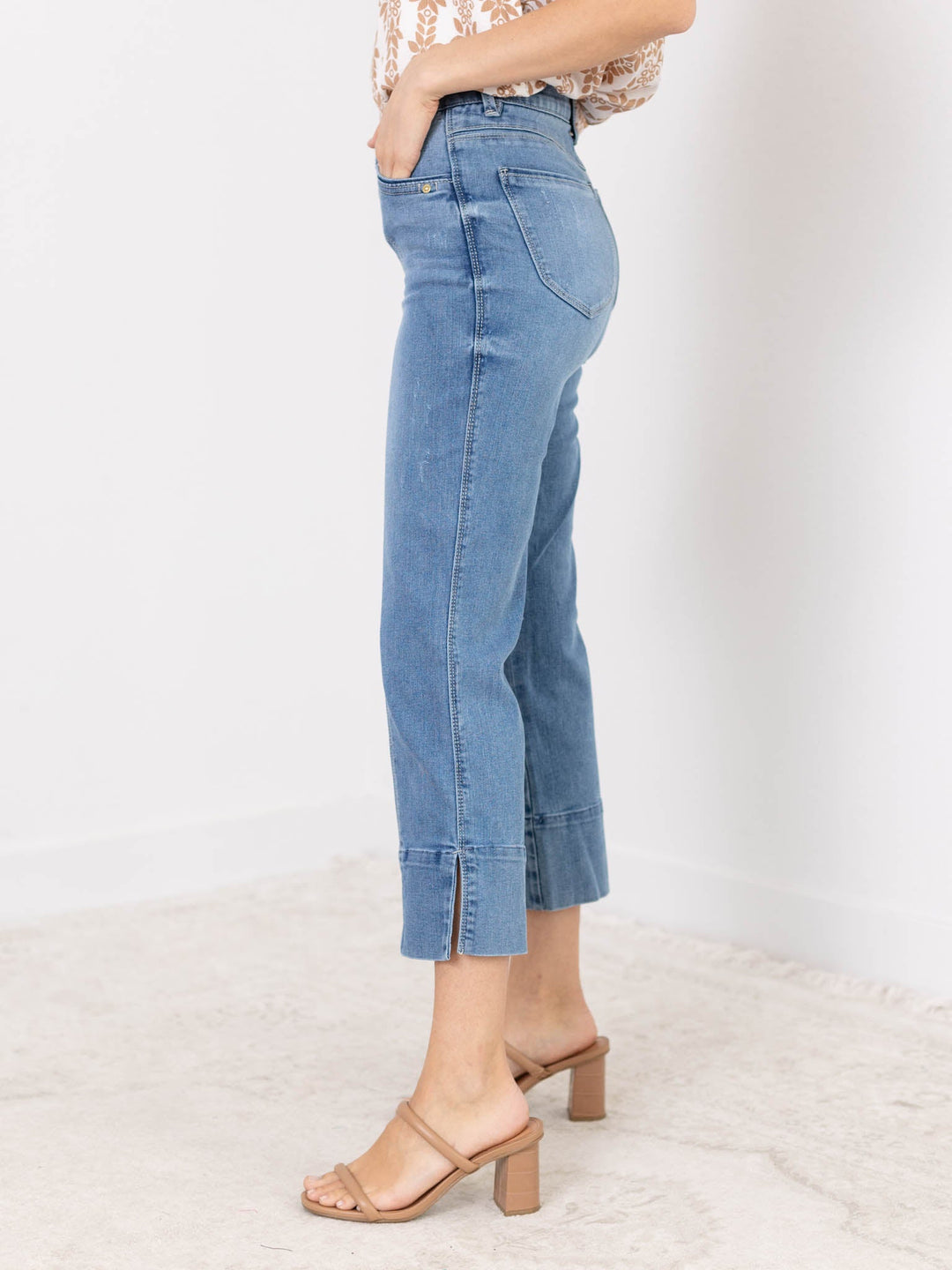 Democracy Petite Ab Solution High Rise Kick FlareDenim jeans