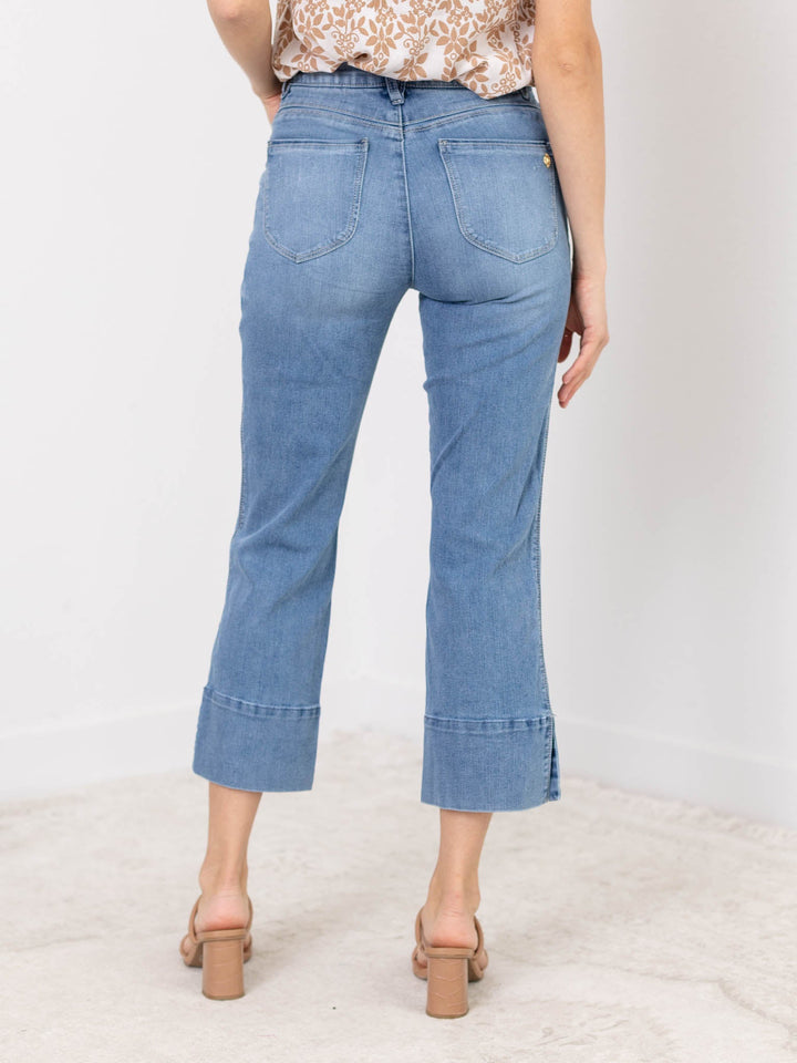 Democracy Petite Ab Solution High Rise Kick FlareDenim jeans