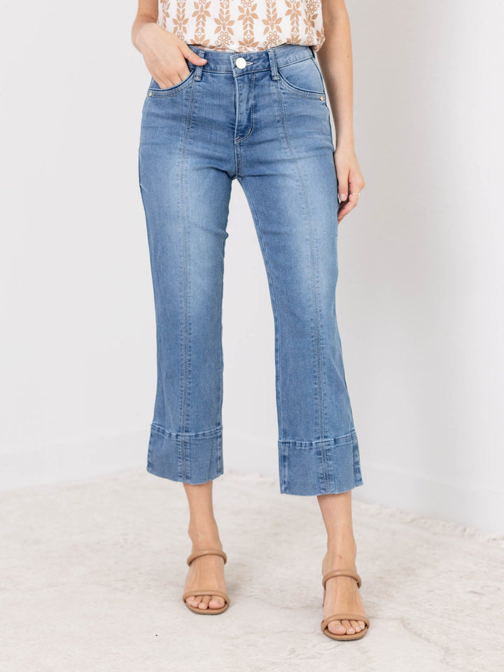 Democracy Petite Ab Solution High Rise Kick FlareDenim jeans