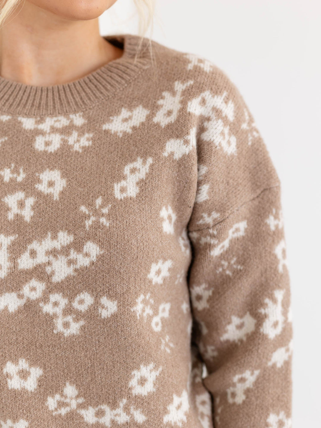 Floral Brushed SweaterSweaters