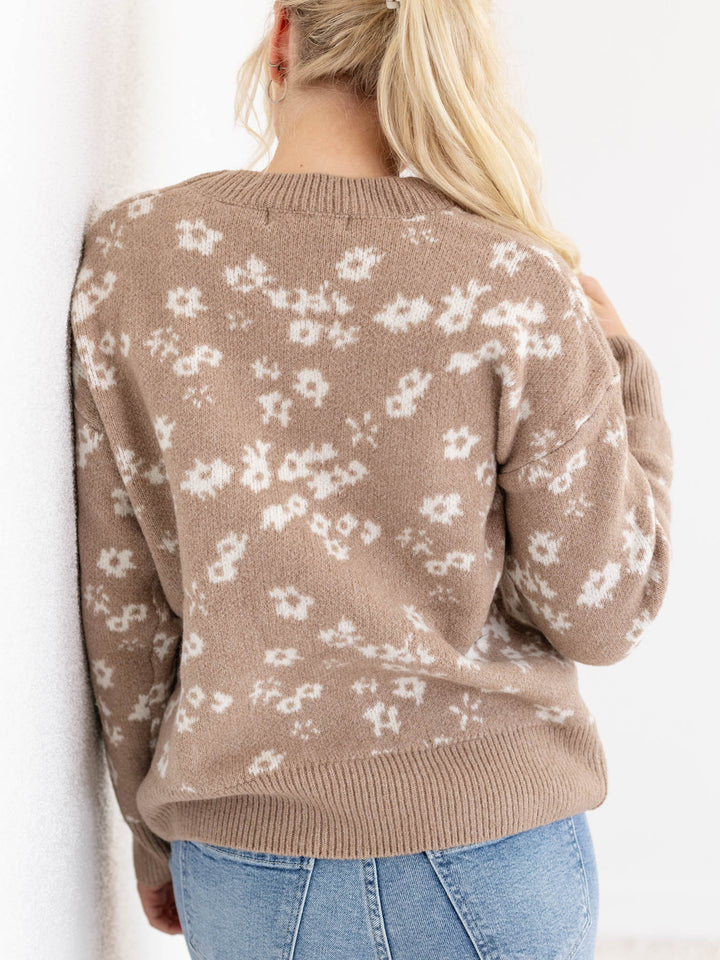 Floral Brushed SweaterSweaters