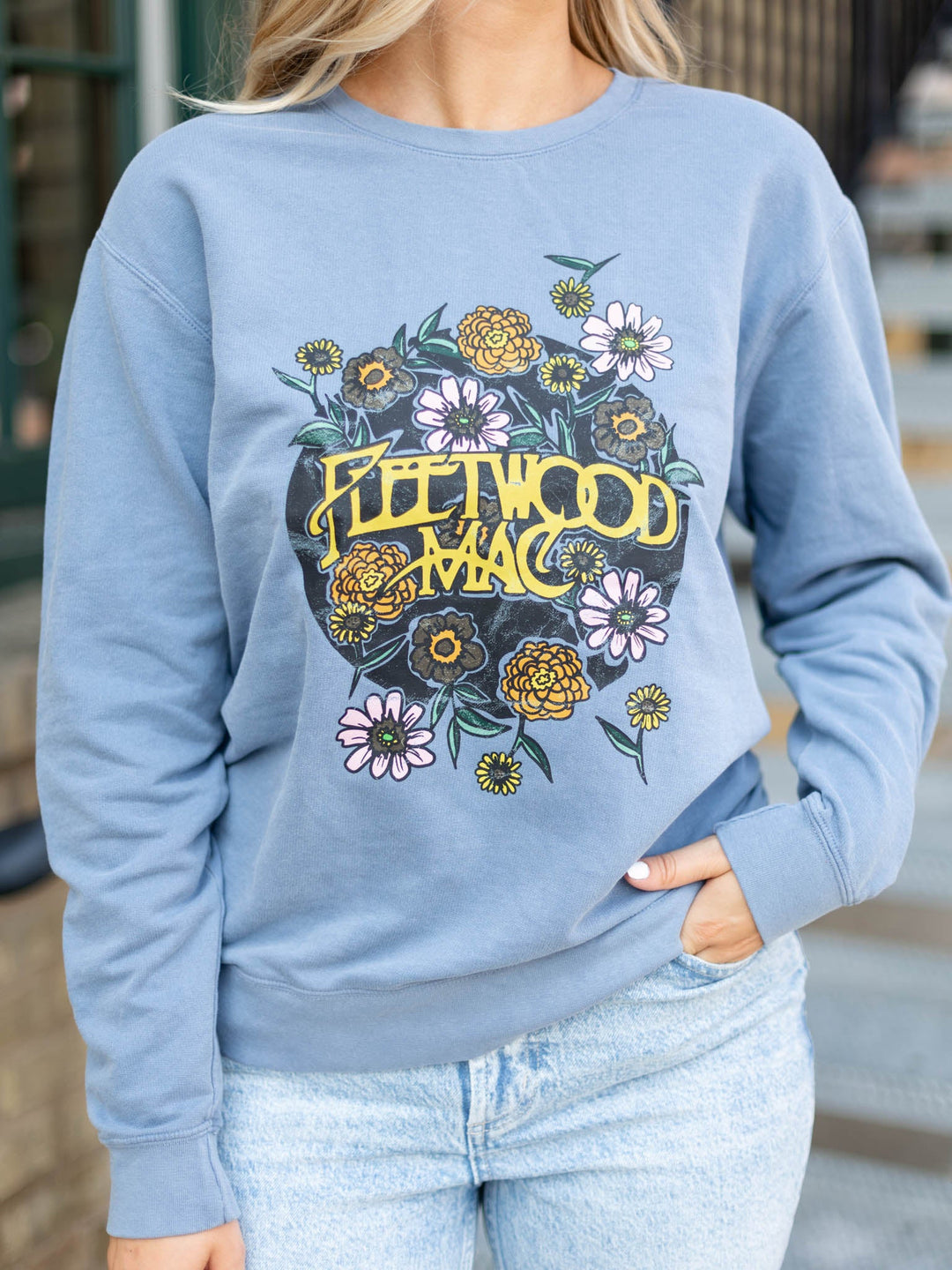 Floral Fleetwood Mac SweatshirtScreen tees