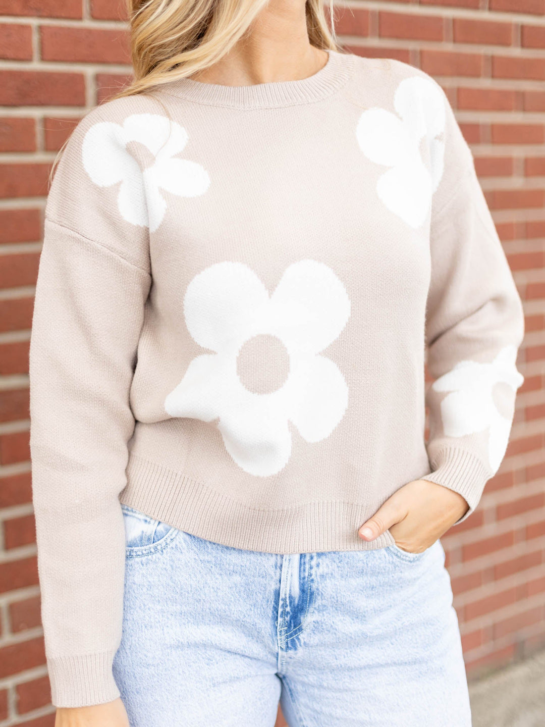 Floral Lightweight SweaterSweaters