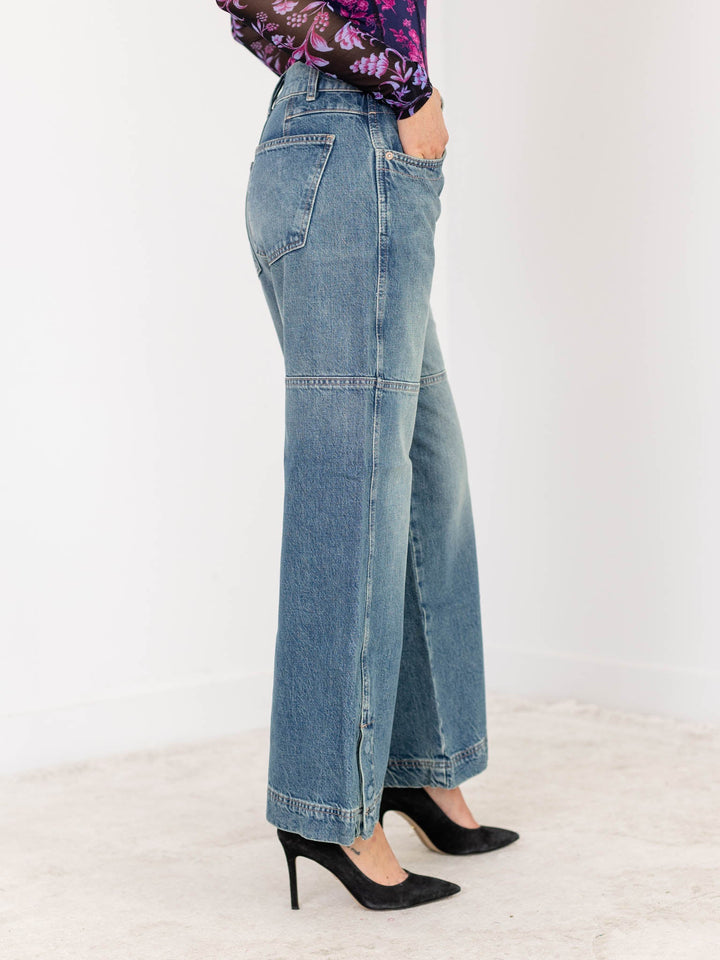 Free People Benji Relaxed Wide LegDenim jeans