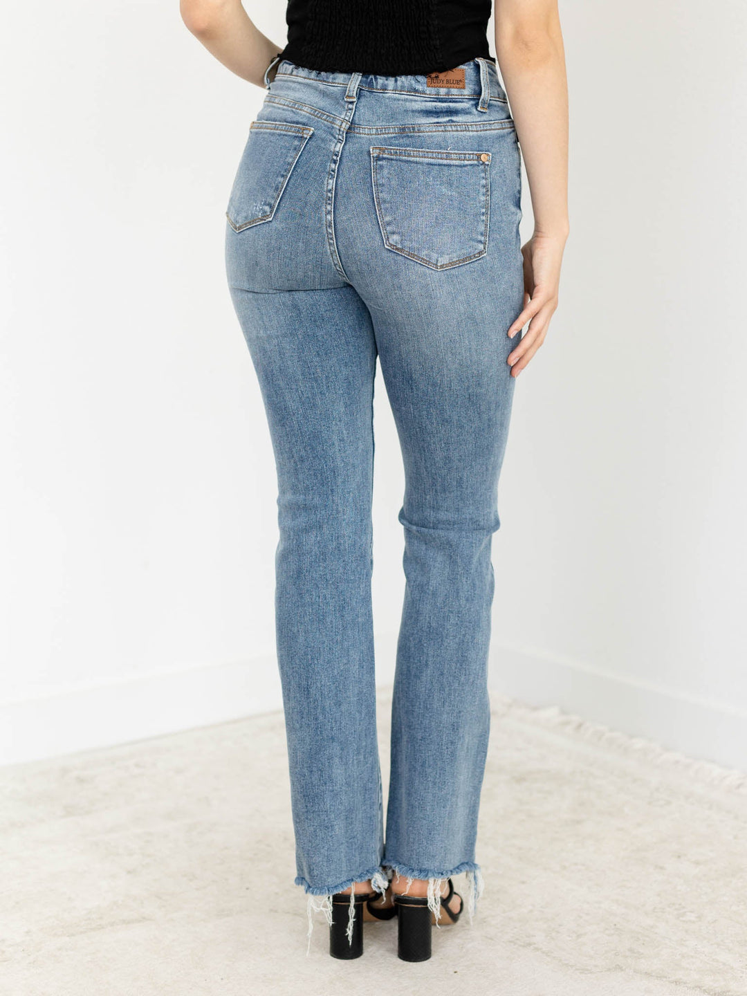 Judy Blue Double Button BootcutDenim jeans