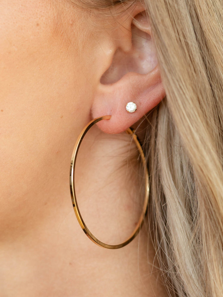 Large Thin HoopsEarrings