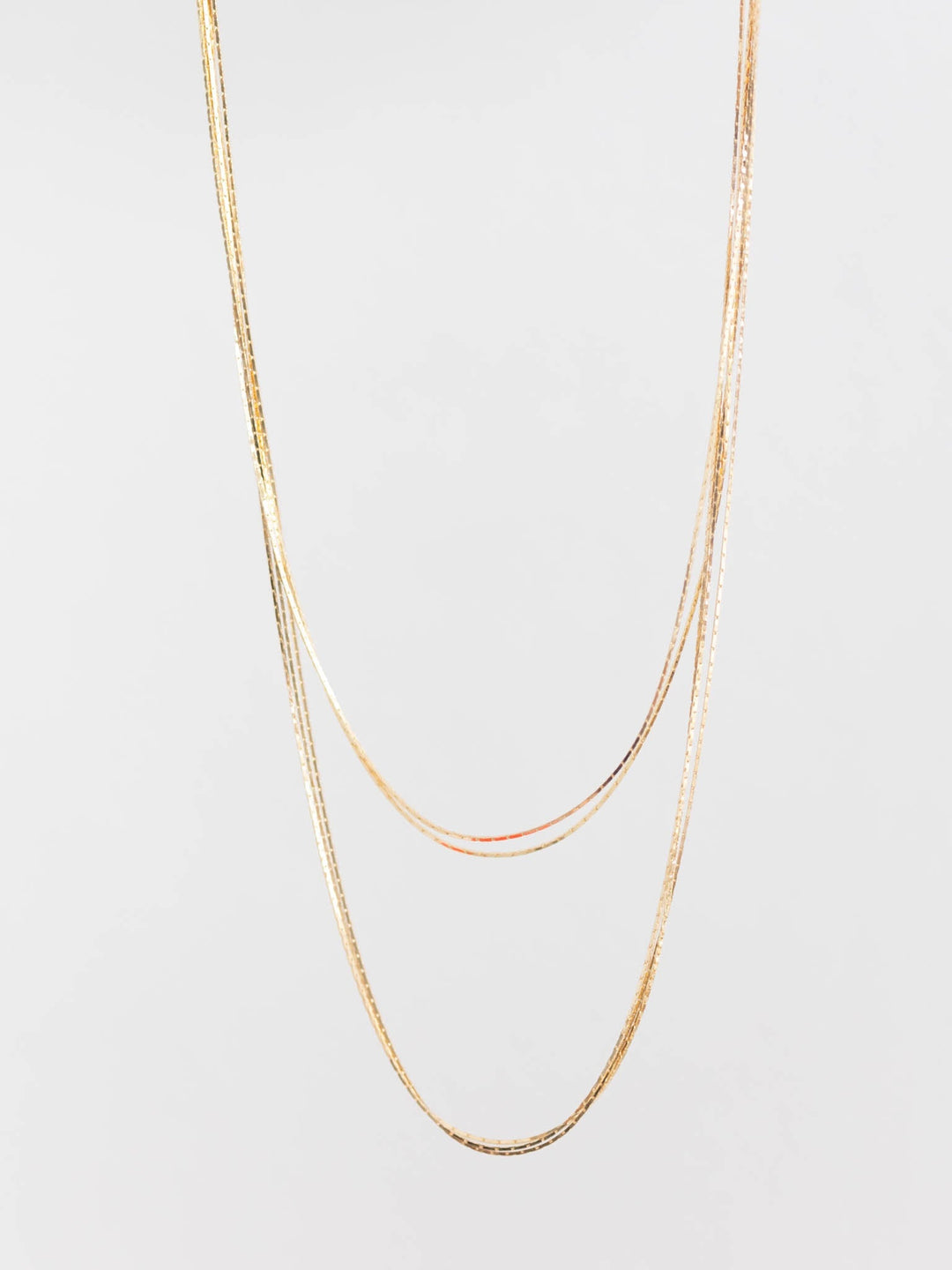 Layered Dainty Chain NecklaceNecklace