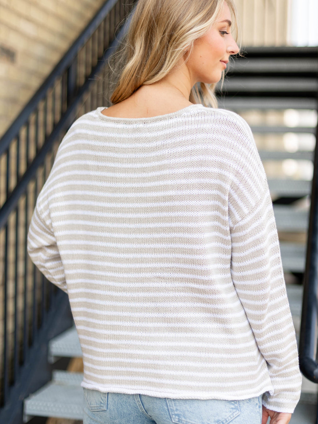 Lightweight Stripe SweaterSweaters