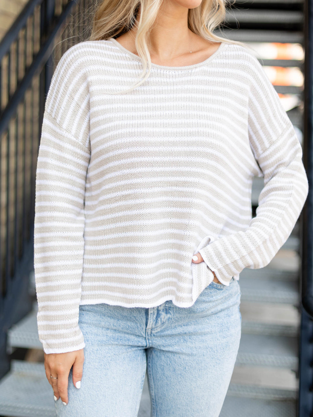 Lightweight Stripe SweaterSweaters