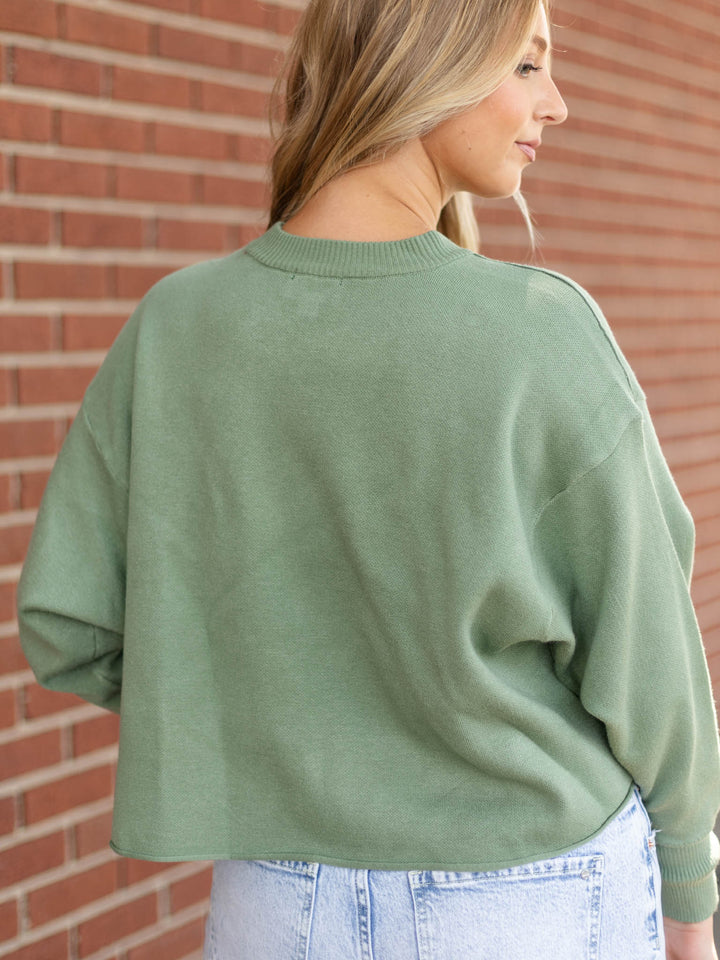 Long Sleeve Knit Basic SweaterSweaters