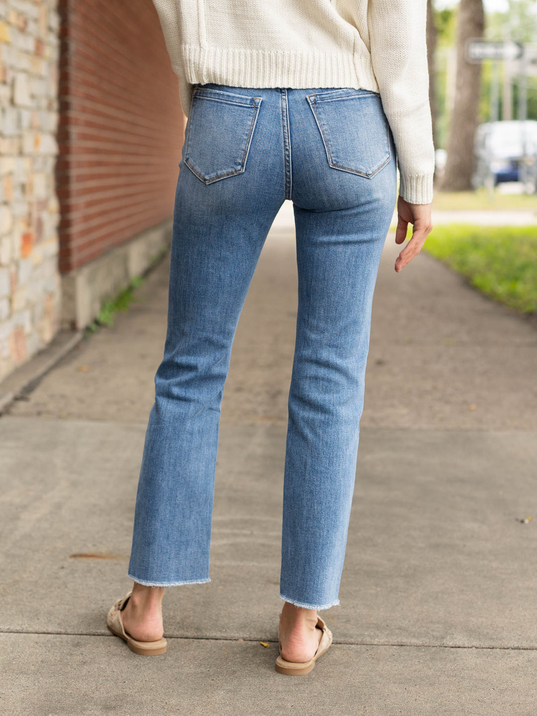 MICA Aniello Super High Rise StraightDenim jeans