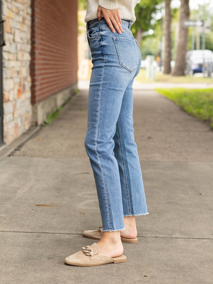 MICA Aniello Super High Rise StraightDenim jeans