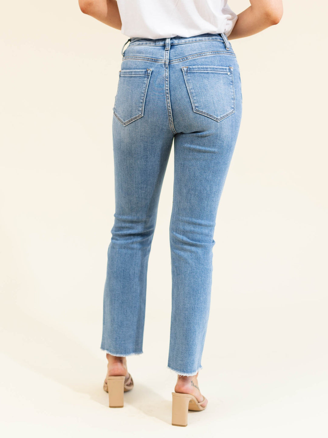 MICA Aniello Super High Rise StraightDenim jeans