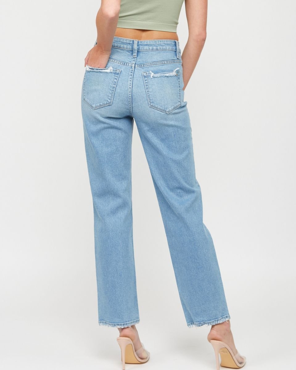 MICA Lanson High Rise Baggy StraightDenim jeans