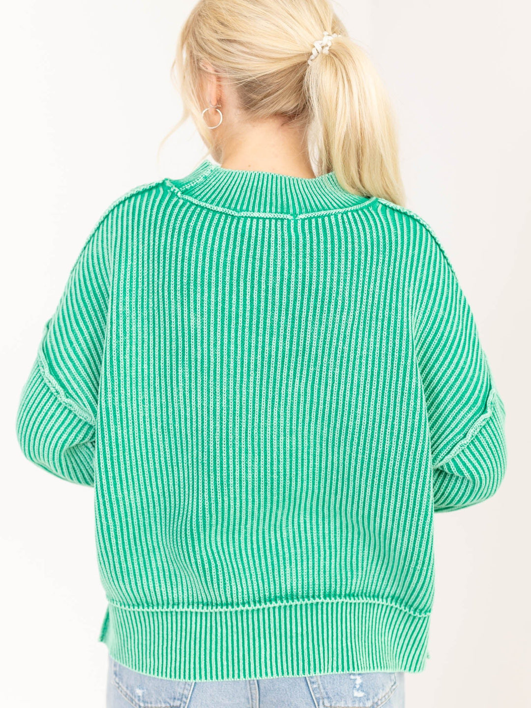 Mineral Wash Oversize SweaterSweaters