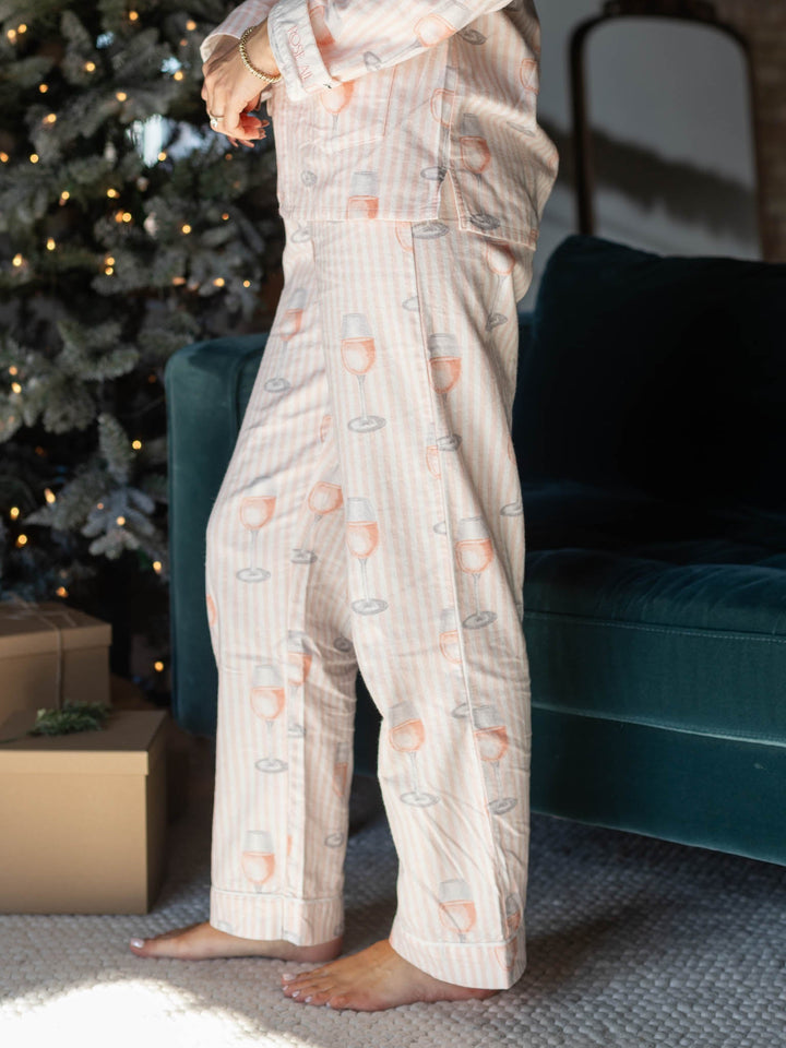 PJ Salvage Rose All Day Stripe SetPJs