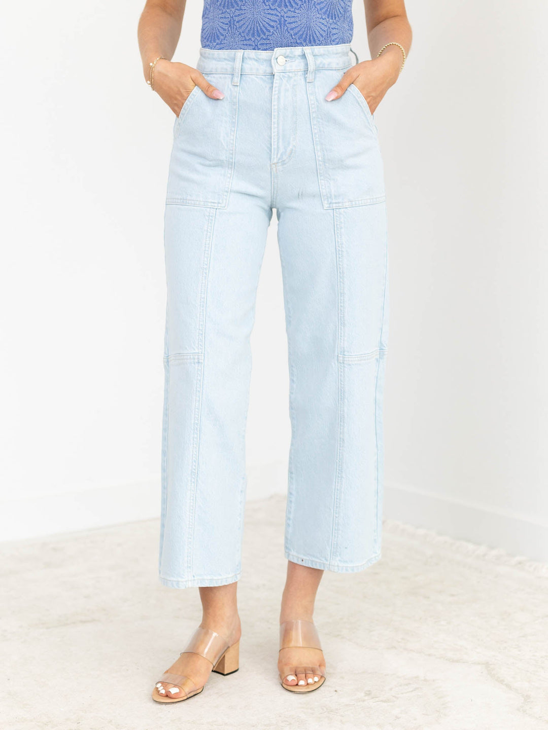 Rails Oceanview Getty Crop UtilityDenim jeans