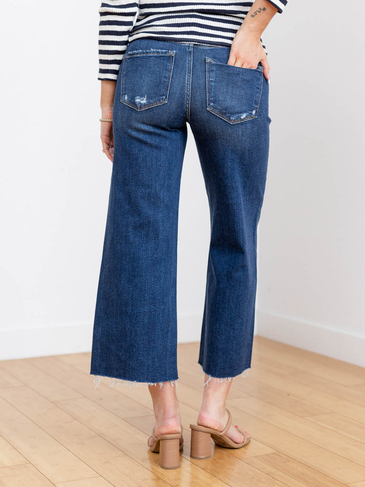 cropped denim