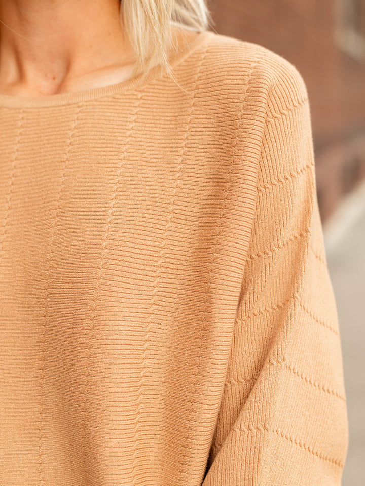 Textured Dolman SweaterSweaters