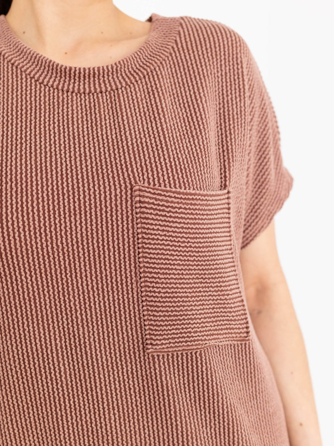 Textured Rib T-Shirt DressDress
