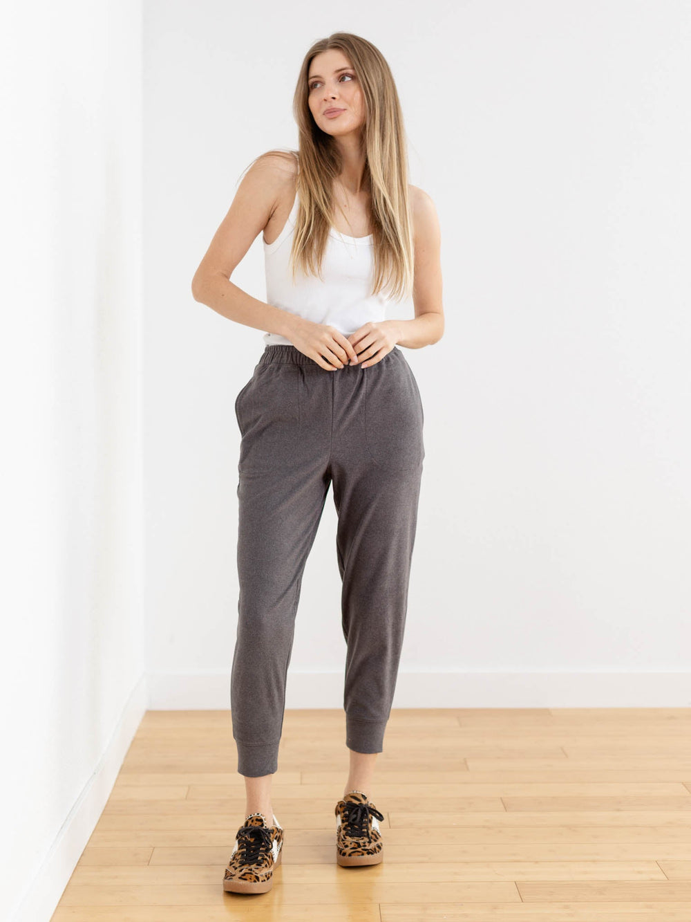 VARLEY Brushed Rib Slim Cuff Pant 25Athleisure