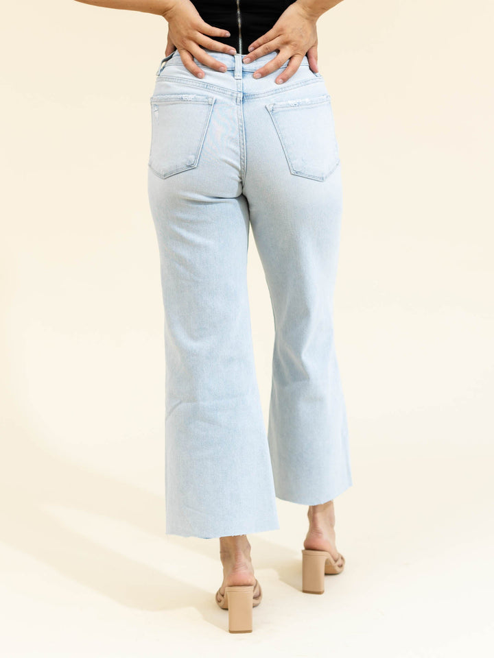 VERVET Advantages High Rise Wide LegDenim jeans