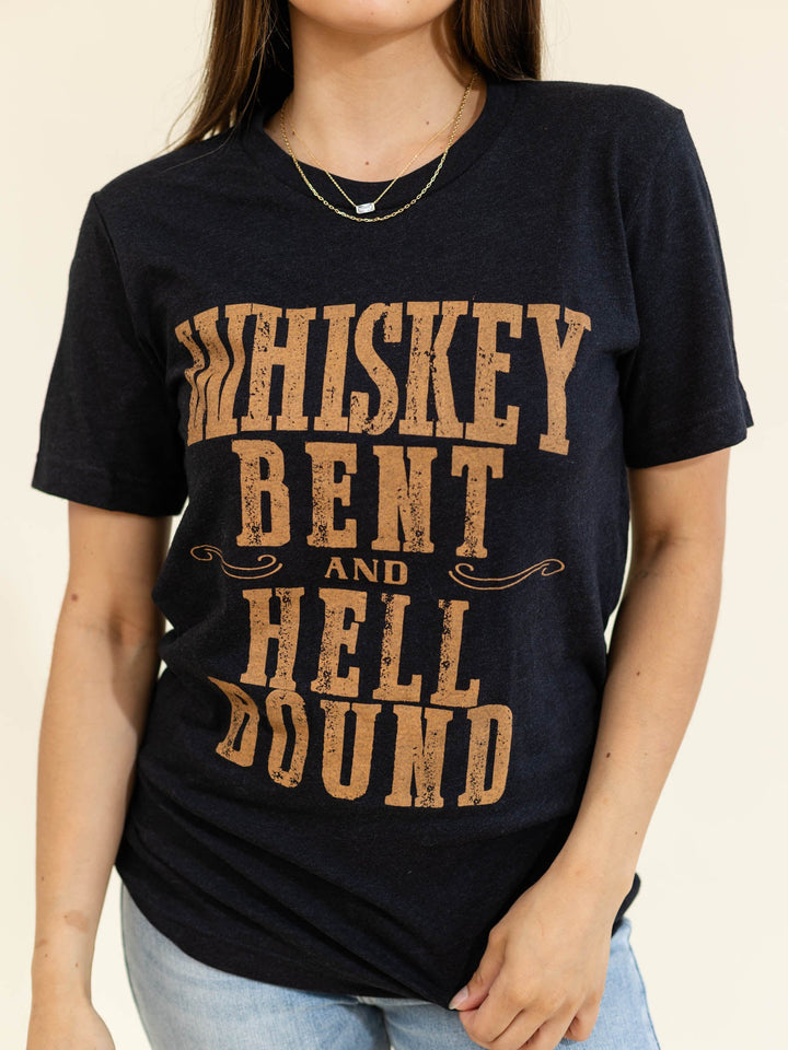 Whiskey Bent & Hell Bound Western Graphic TeeScreen tees