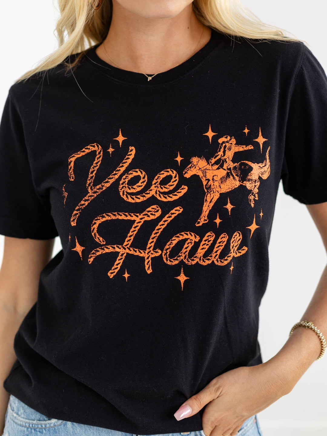 Yee Haw Cowboy Graphic TeeScreen tees