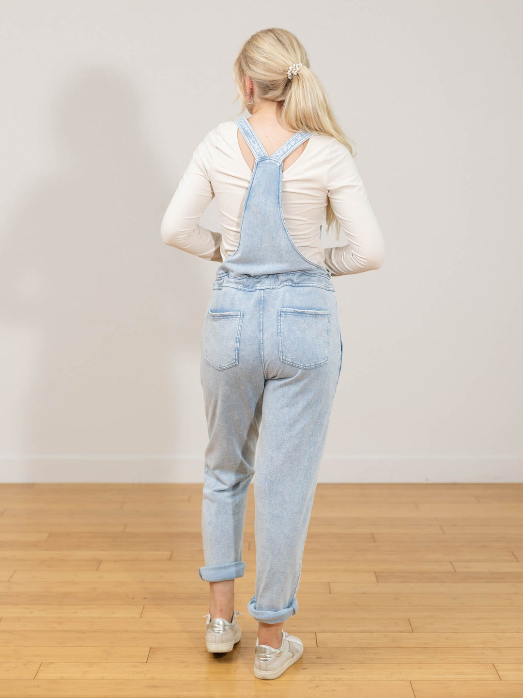 Z Supply The Knit Denim OverallsRomper