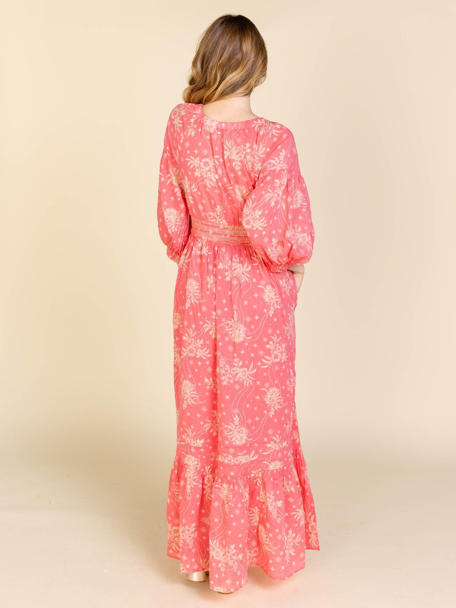 Free People The Golden Hour Maxi Dress - Electropop Pink